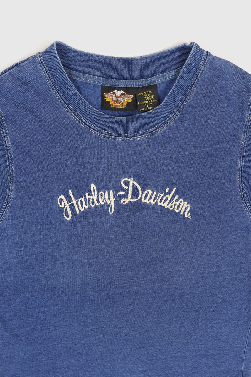 Y2K Harley-Davidson Emrboidered Sleeveless Tee