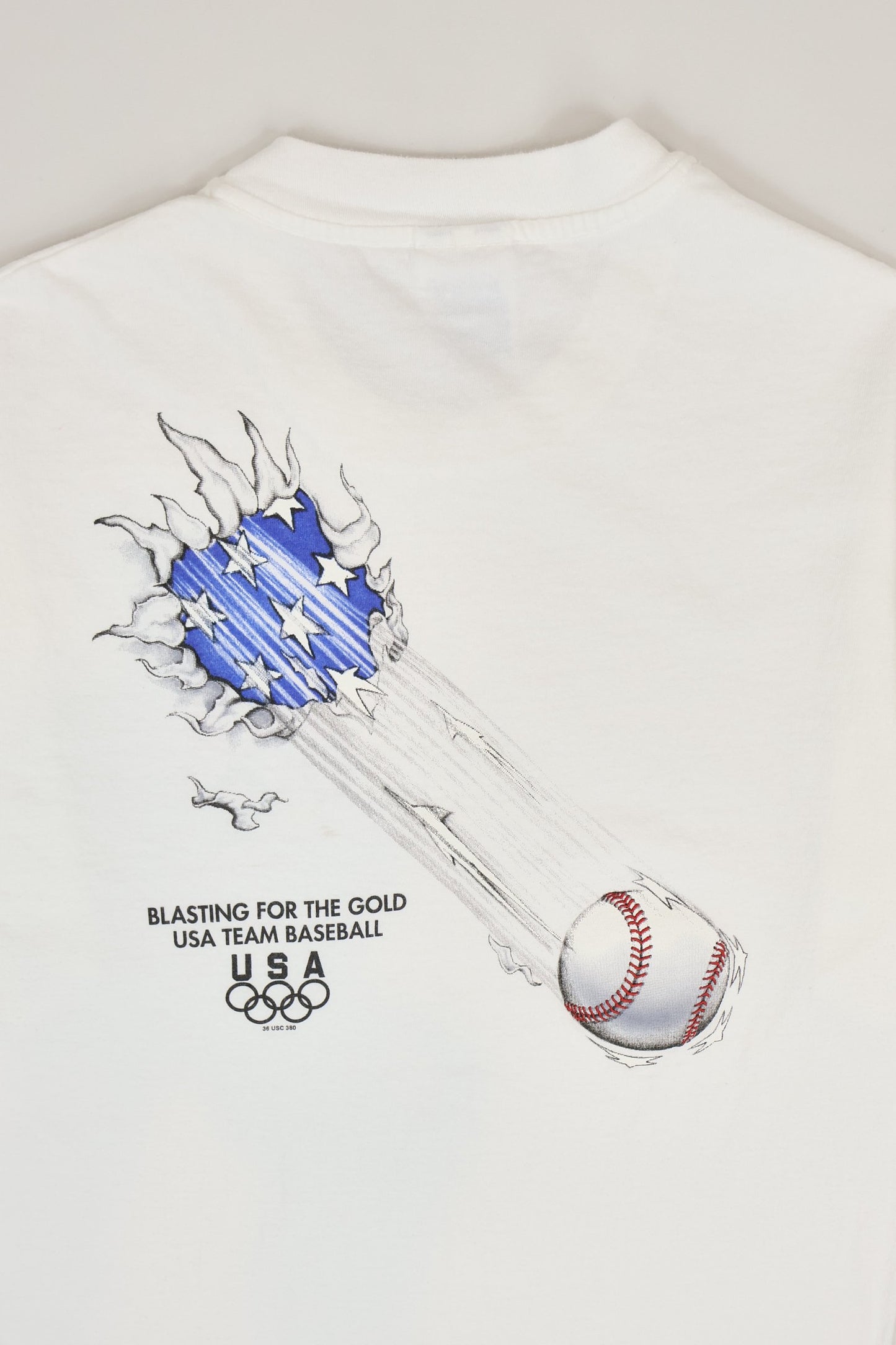 Vintage USA Baseball Tee Image 5