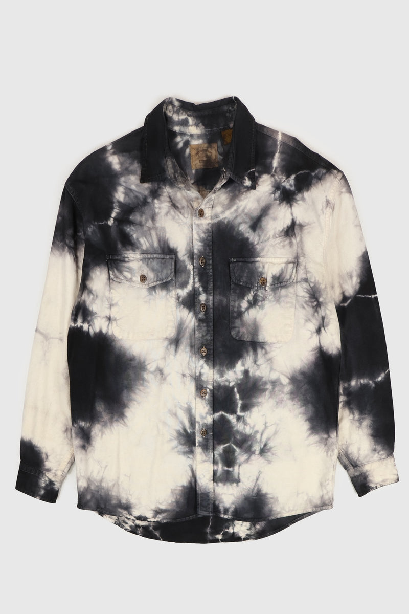 Reworked Dyed Button Down Shirt