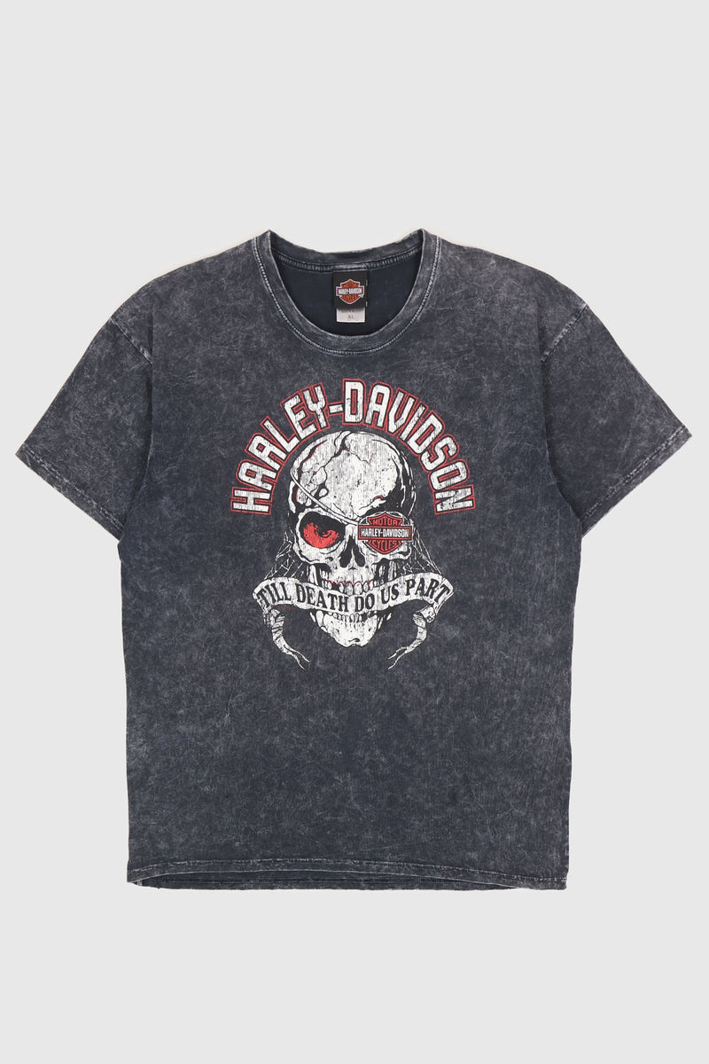 Vintage Y2K Harley-Davidson Skull Tee