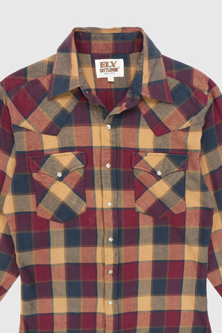 Vintage Snap Button-Down Shirt