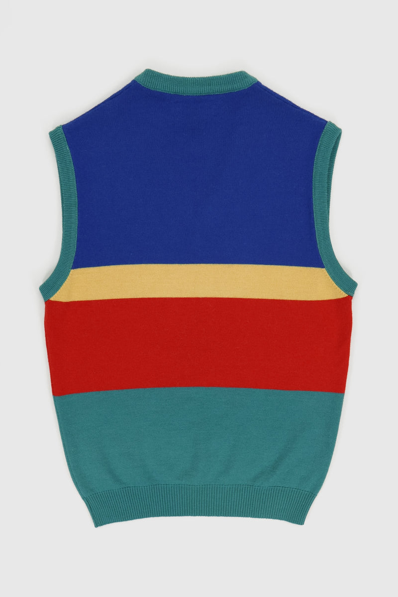Vintage Striped Sweater Vest