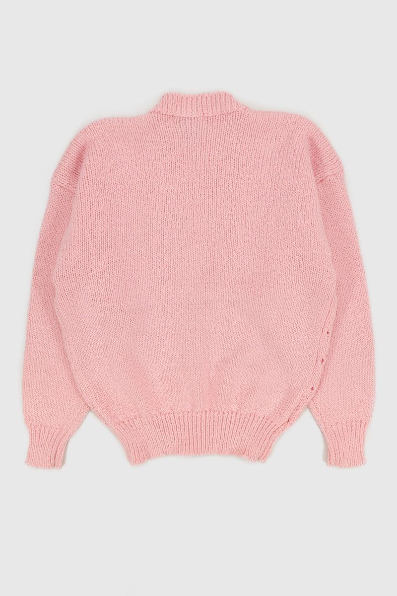 Vintage Pink Cardigan Sweater