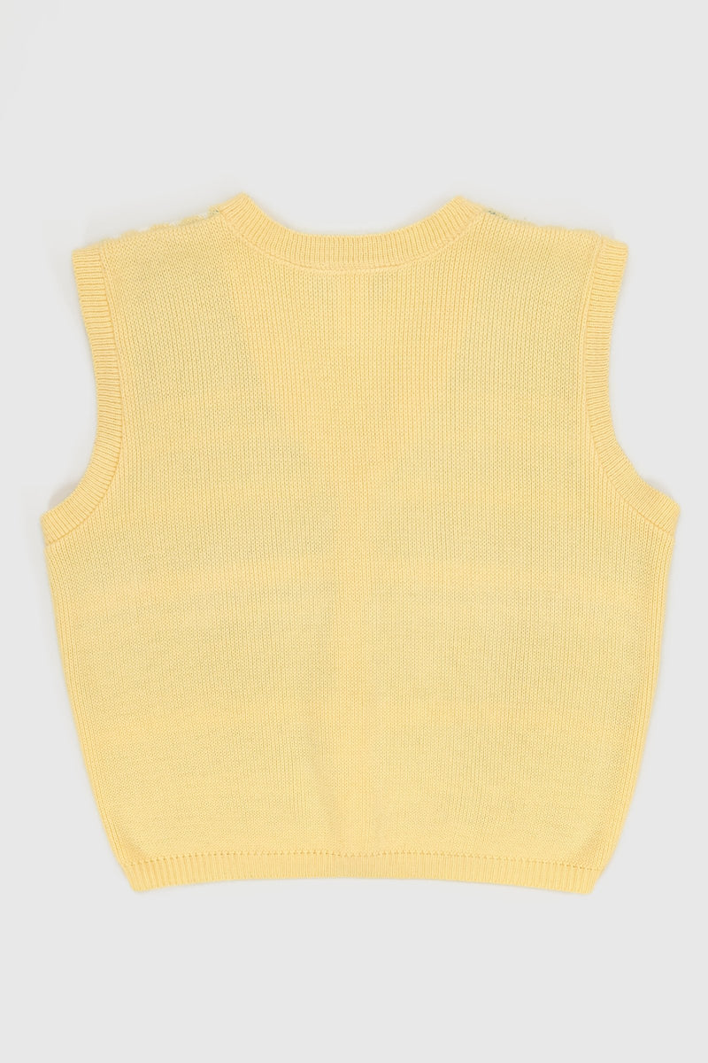 Vintage Cardigan Sweater Vest