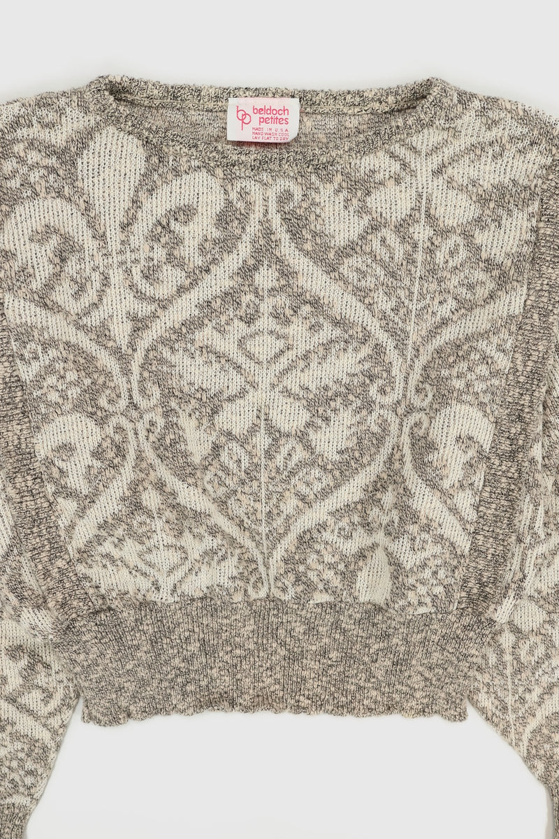 Vintage Cropped Sweater