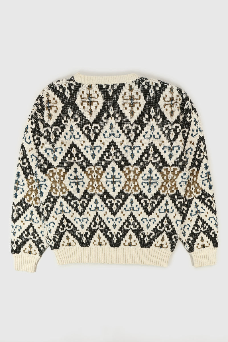 Vintage Geometric Pattern Sweater