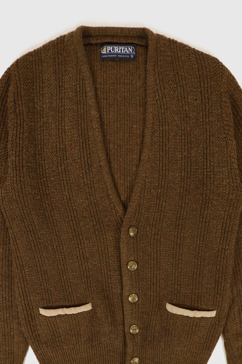 Vintage Knit Cardigan Sweater