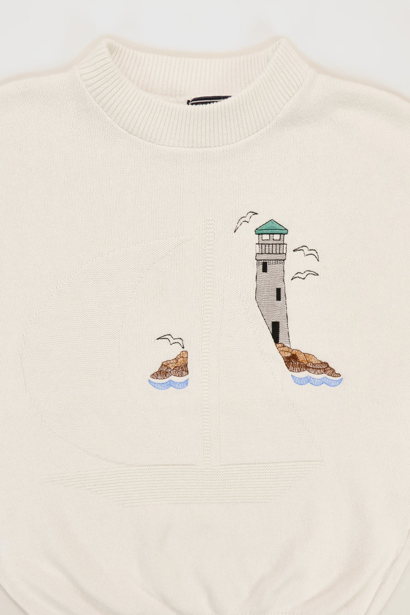 Vintage Sailboat Sweater