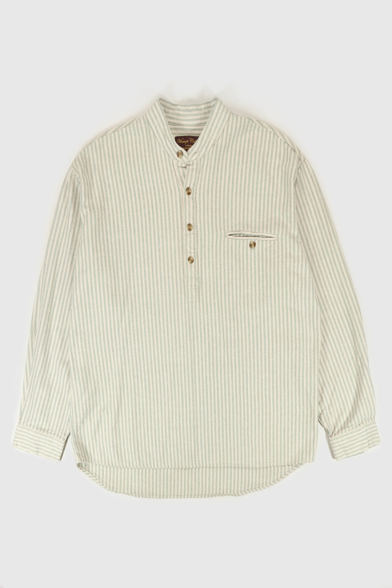 Vintage Heavyweight Striped Button-Down Shirt