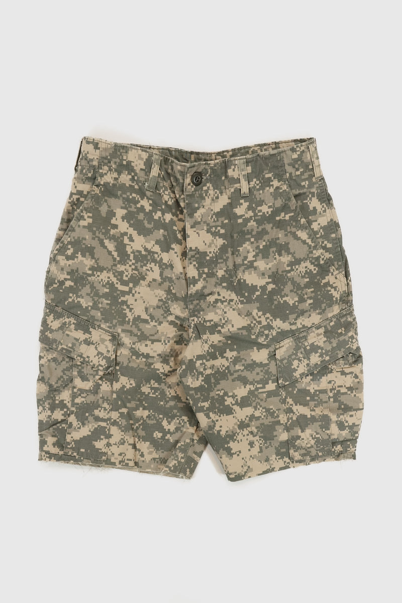 Vintage Cutoff Camo Cargo Shorts 04