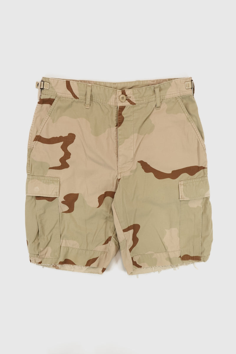 Vintage Cutoff Camo Cargo Shorts 05