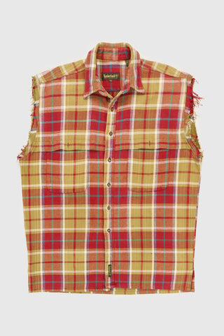 Vintage Timberland Heavyweight Sleeveless Button-Down Shirt
