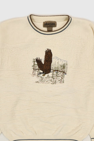 Vintage Knit Eagle Sweater