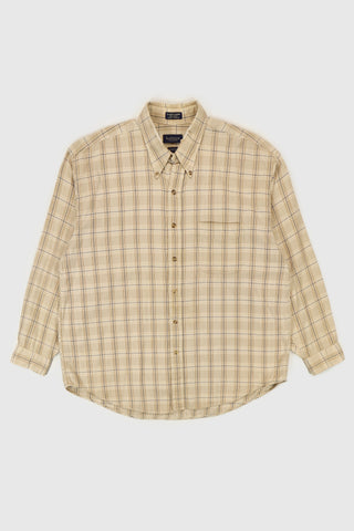 Vintage Frayed Button-Down Shirt