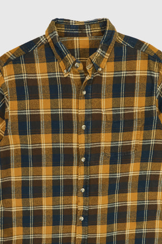 Vintage Short Sleeve Cut-Off Button-Down Shirt