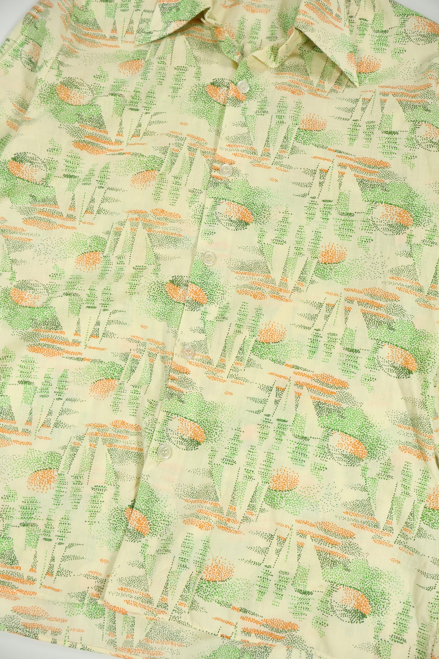 Vintage Sailboat Pattern Button-Down Shirt Image 4