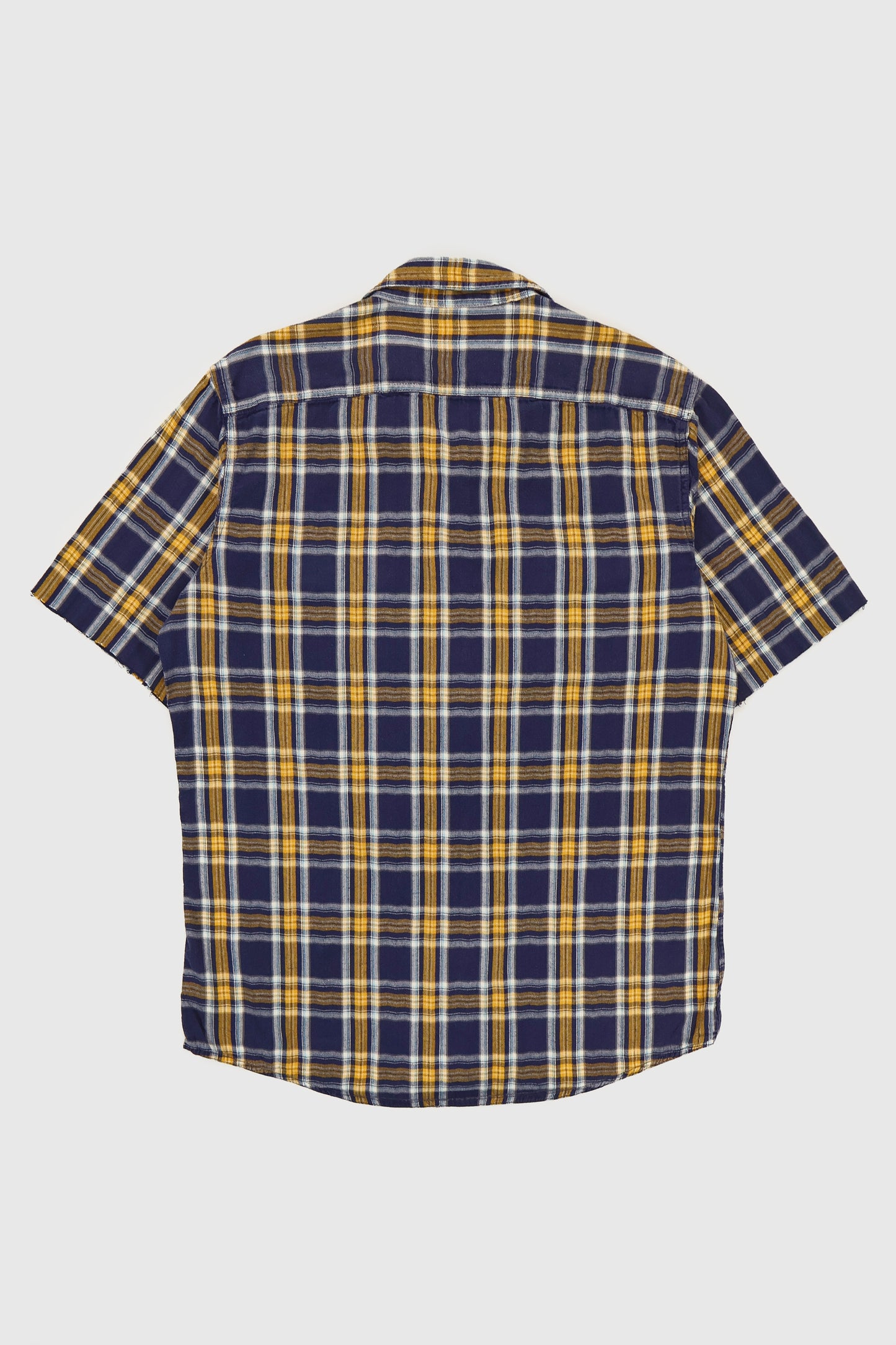 Vintage Short Sleeve Cut-Off Button-Down Shirt Image 5