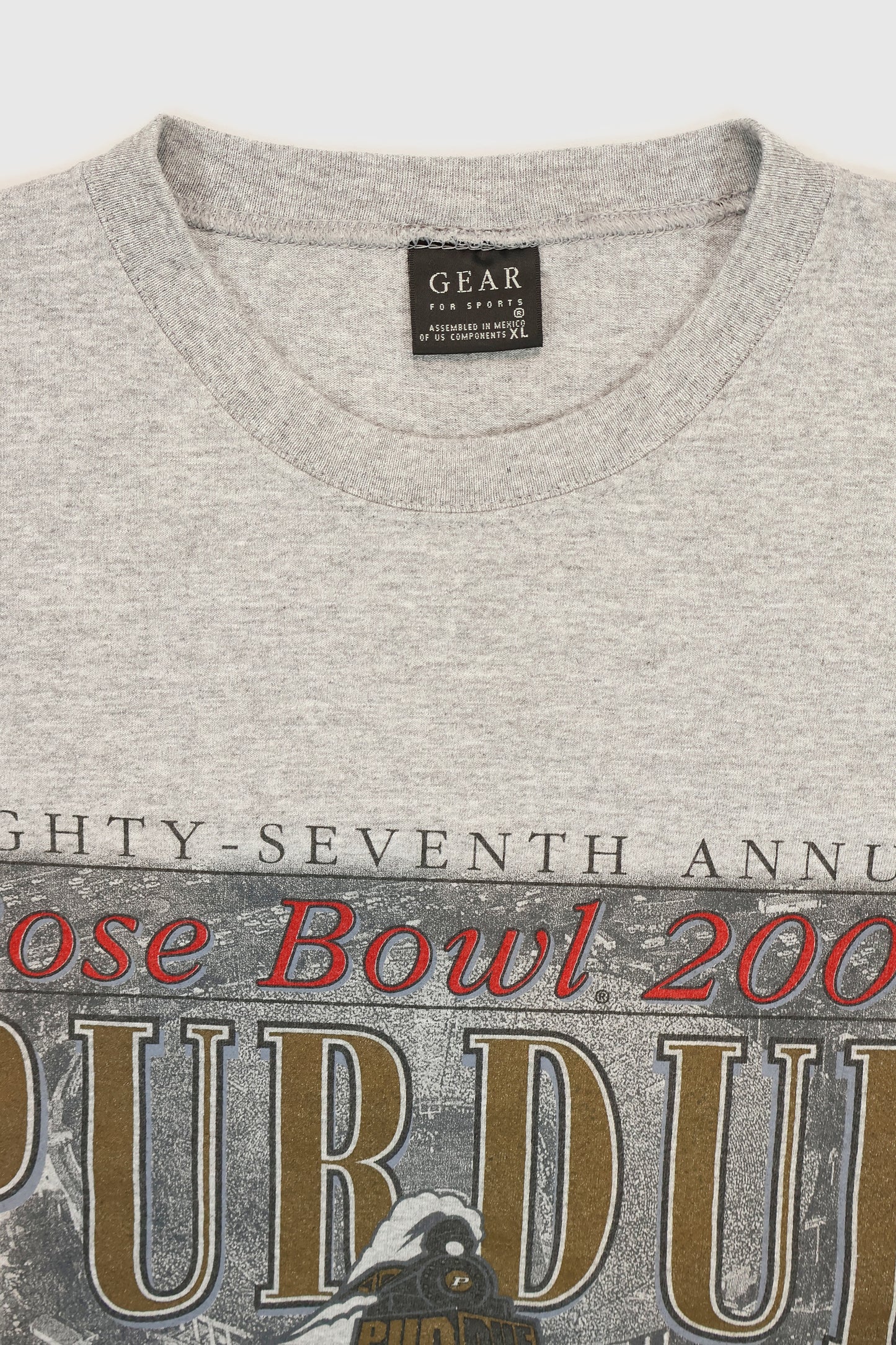 Vintage Purdue 2001 Rose Bowl Tee Image 3