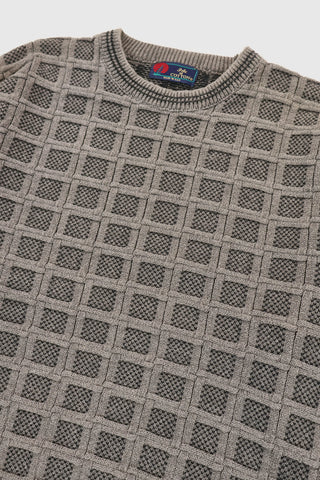 Vintage Block Pattern Sweater