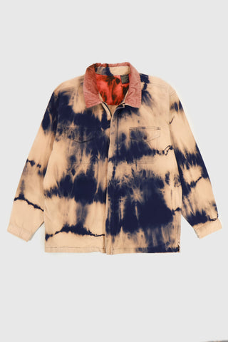 Vintage Full Zip Bleach Tech Flannel Shirt