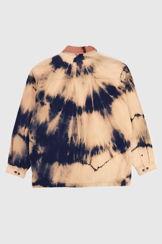 Vintage Full Zip Bleach Tech Flannel Shirt