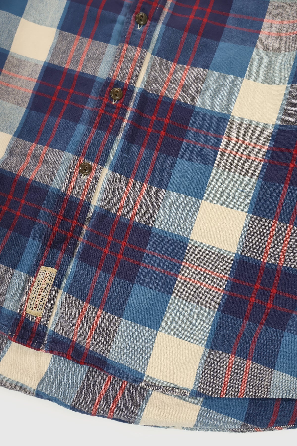 Vintage Abercrombie & Fitch Plaid Button-Down Shirt Image 3