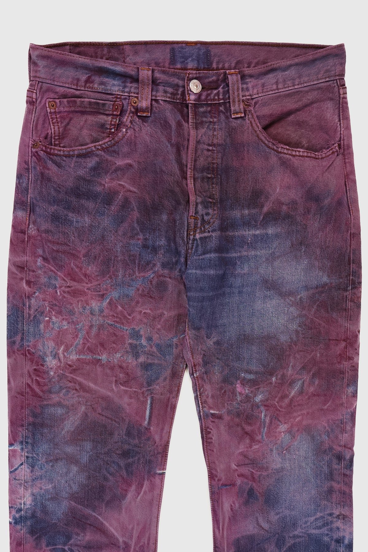Vintage Levi's Dye Tech 501 Button Fly Jeans Image 5