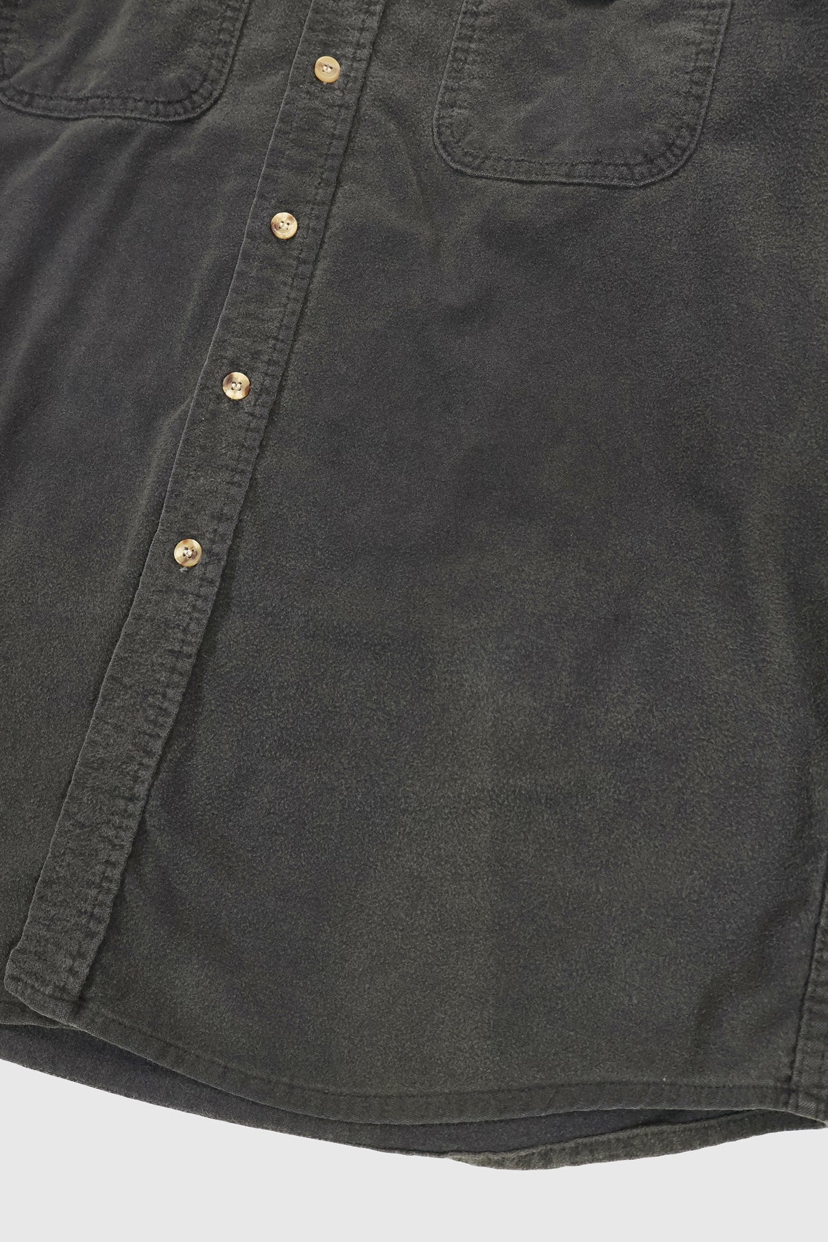Vintage Heavyweight Flannel Button-Down Shirt Image 4