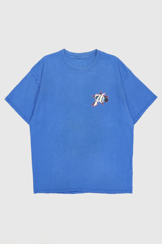 Vintage Blue Philadelphia 76ers Tee