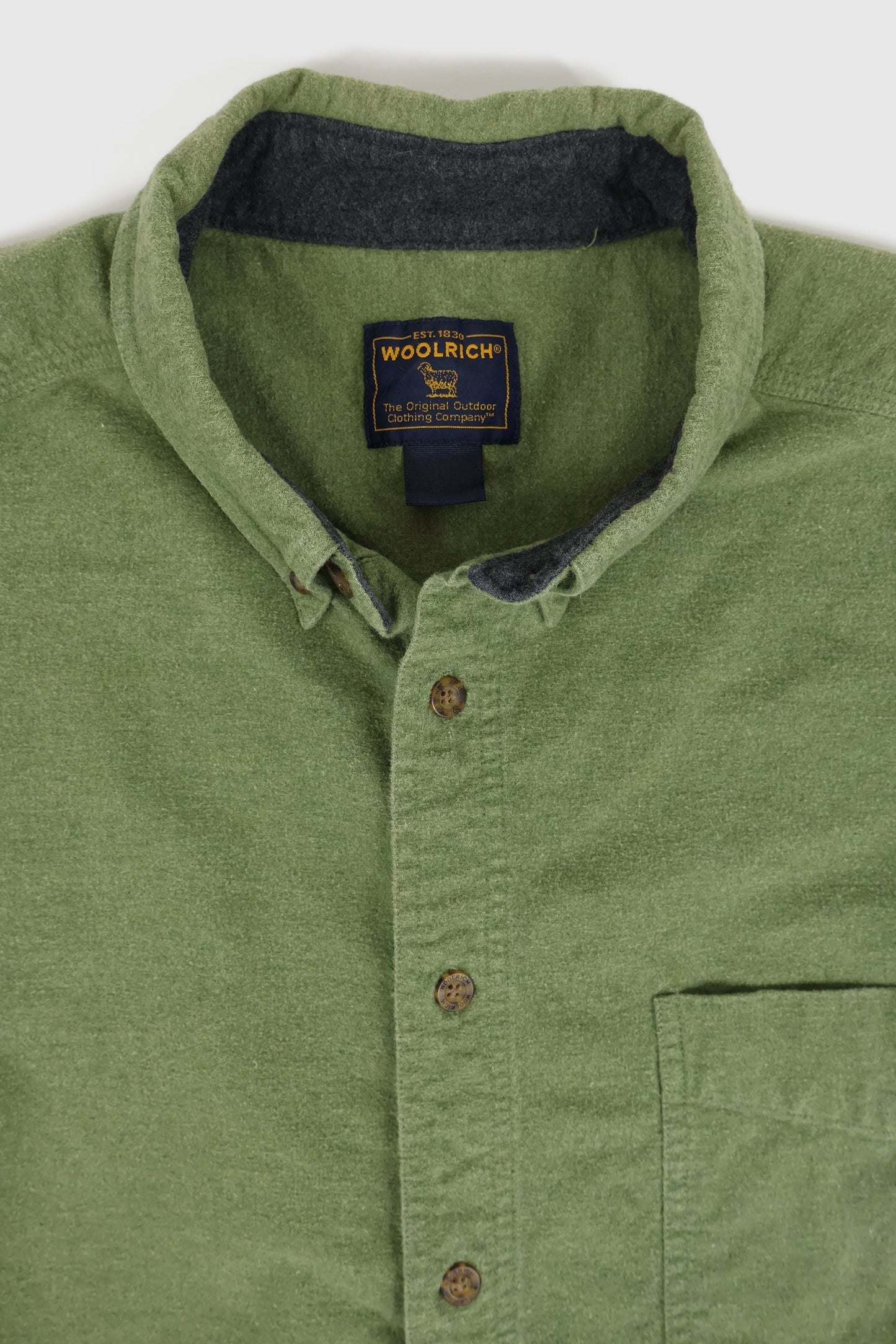 Vintage Woolrich Flannel Button-Down Shirt Image 2