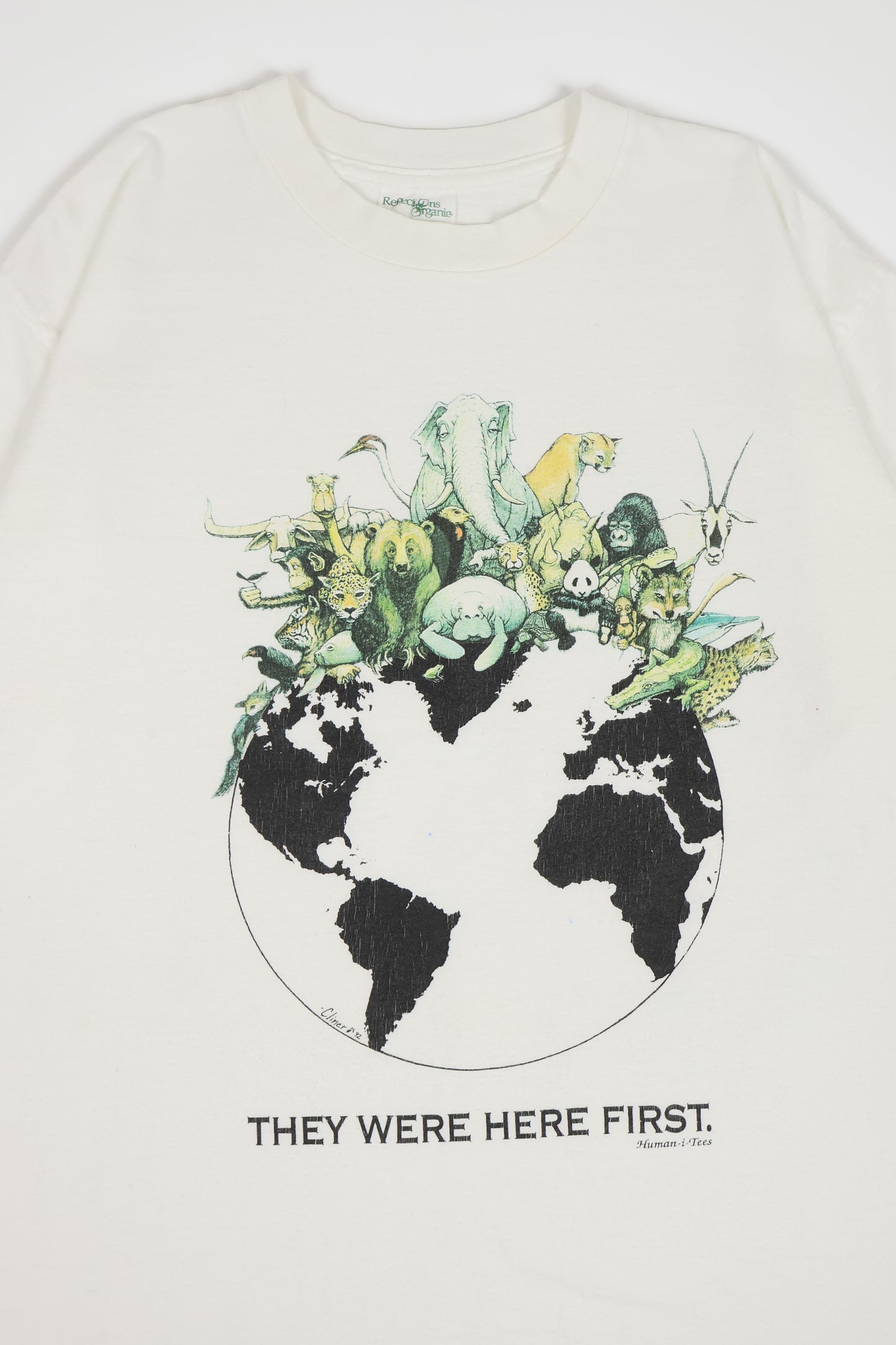 Vintage They Were Here First Tee