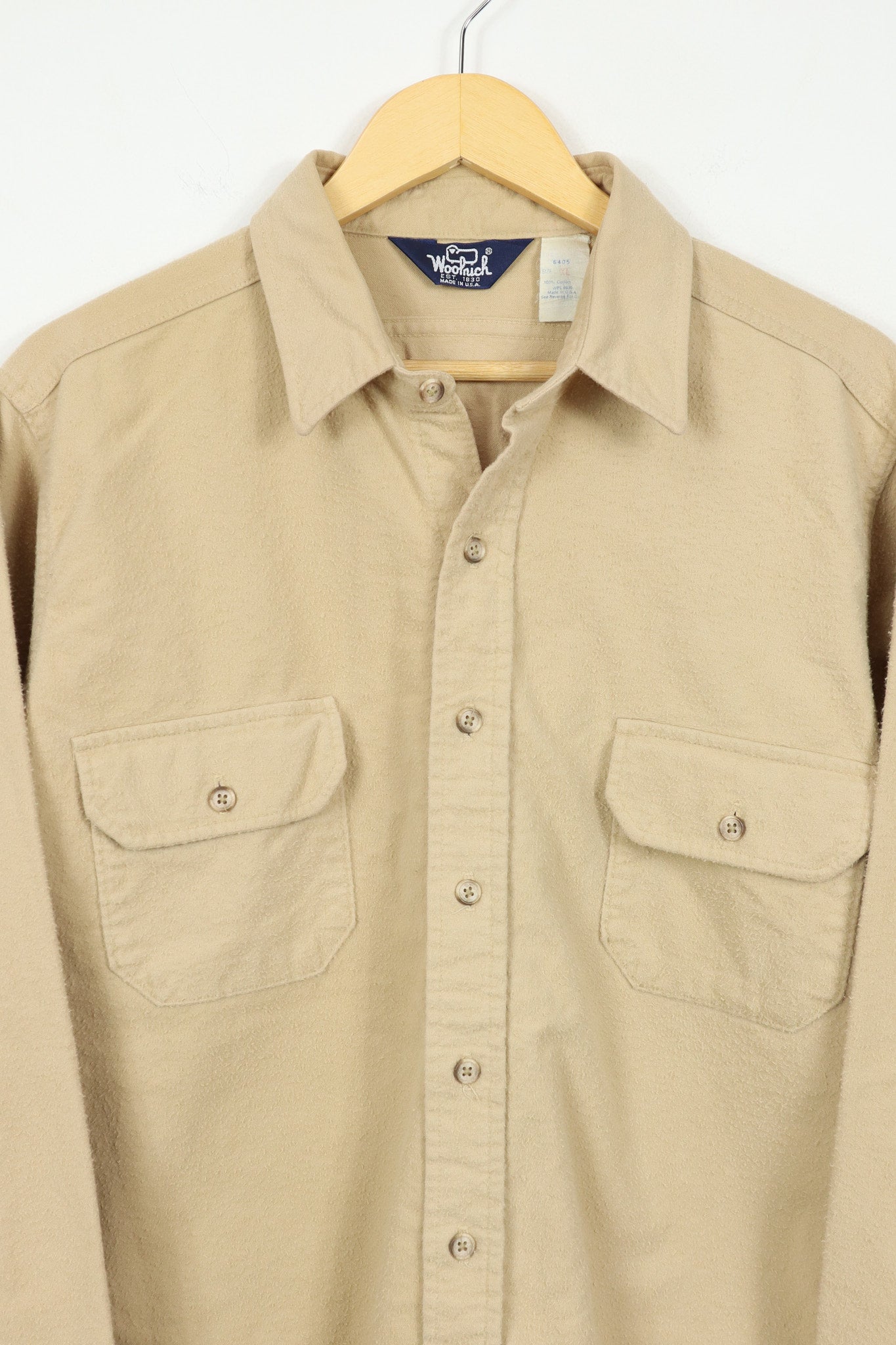 Vintage Woolrich Flannel Button-Down Shirt