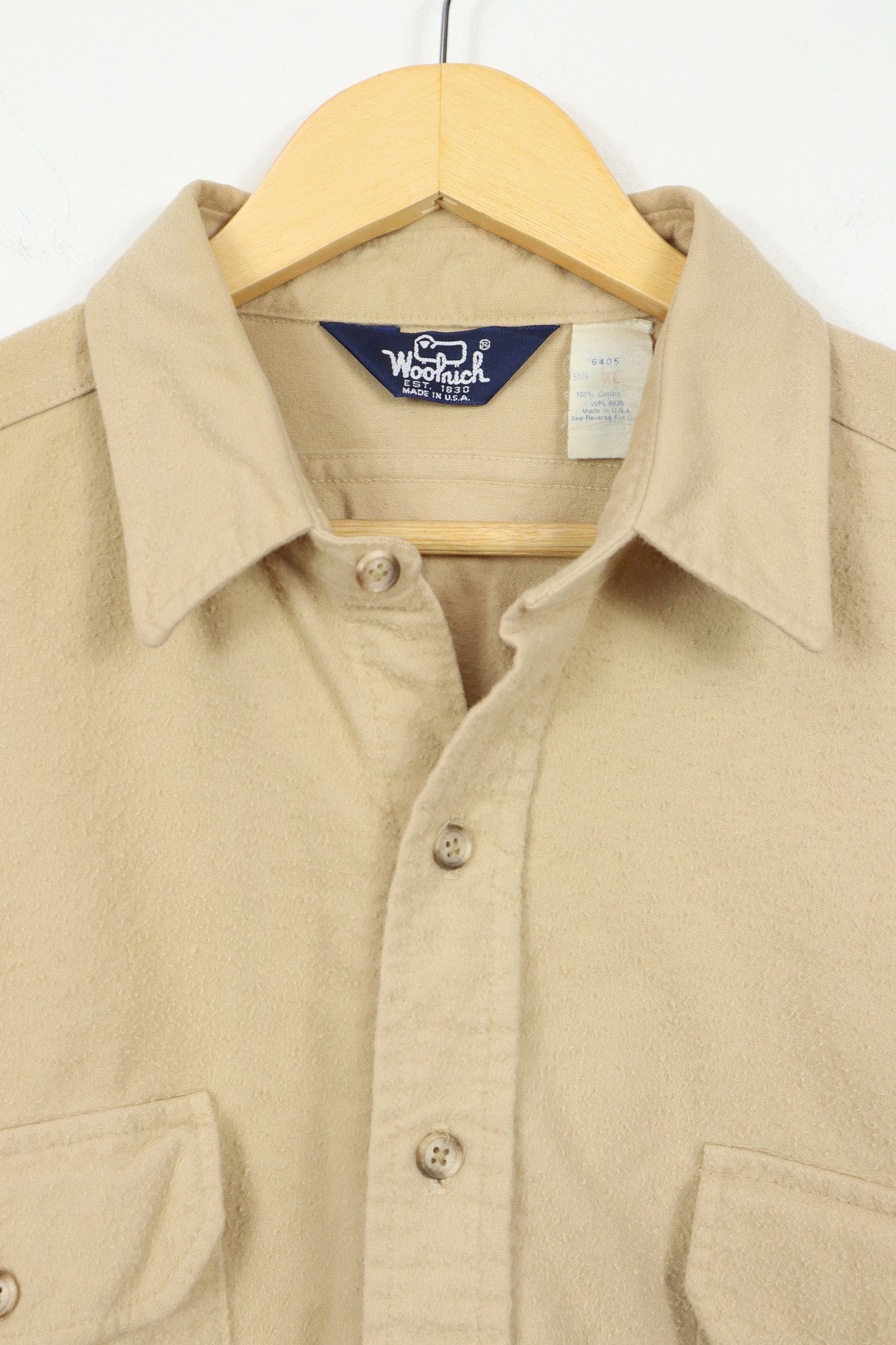 Vintage Woolrich Flannel Button-Down Shirt