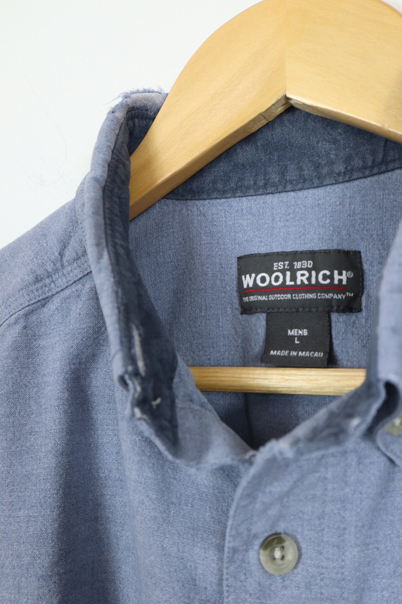 Woolrich Frayed Button-Down Shirt