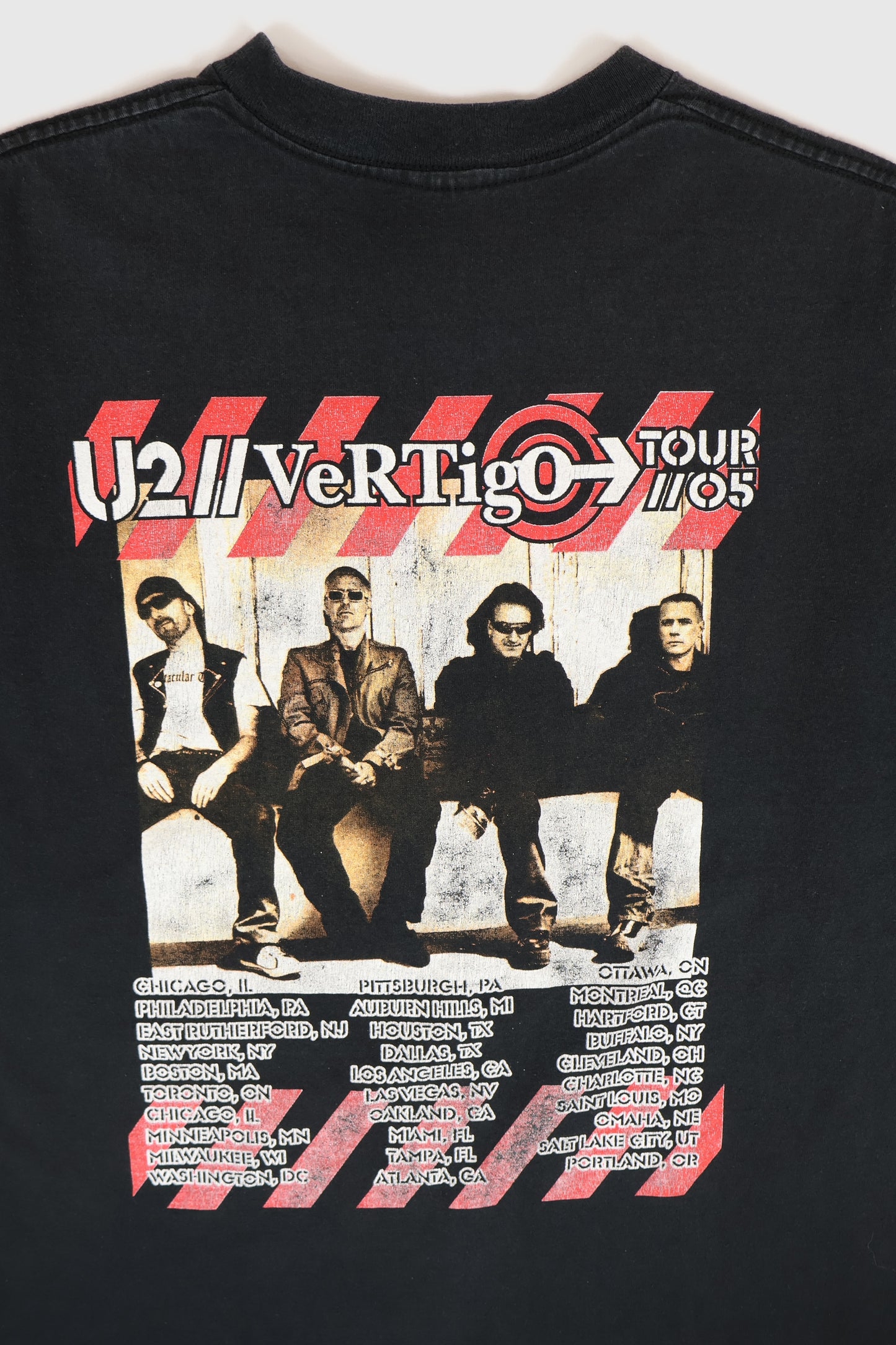 Vintage U2 Vertigo 2005 Tour Tee Image 4