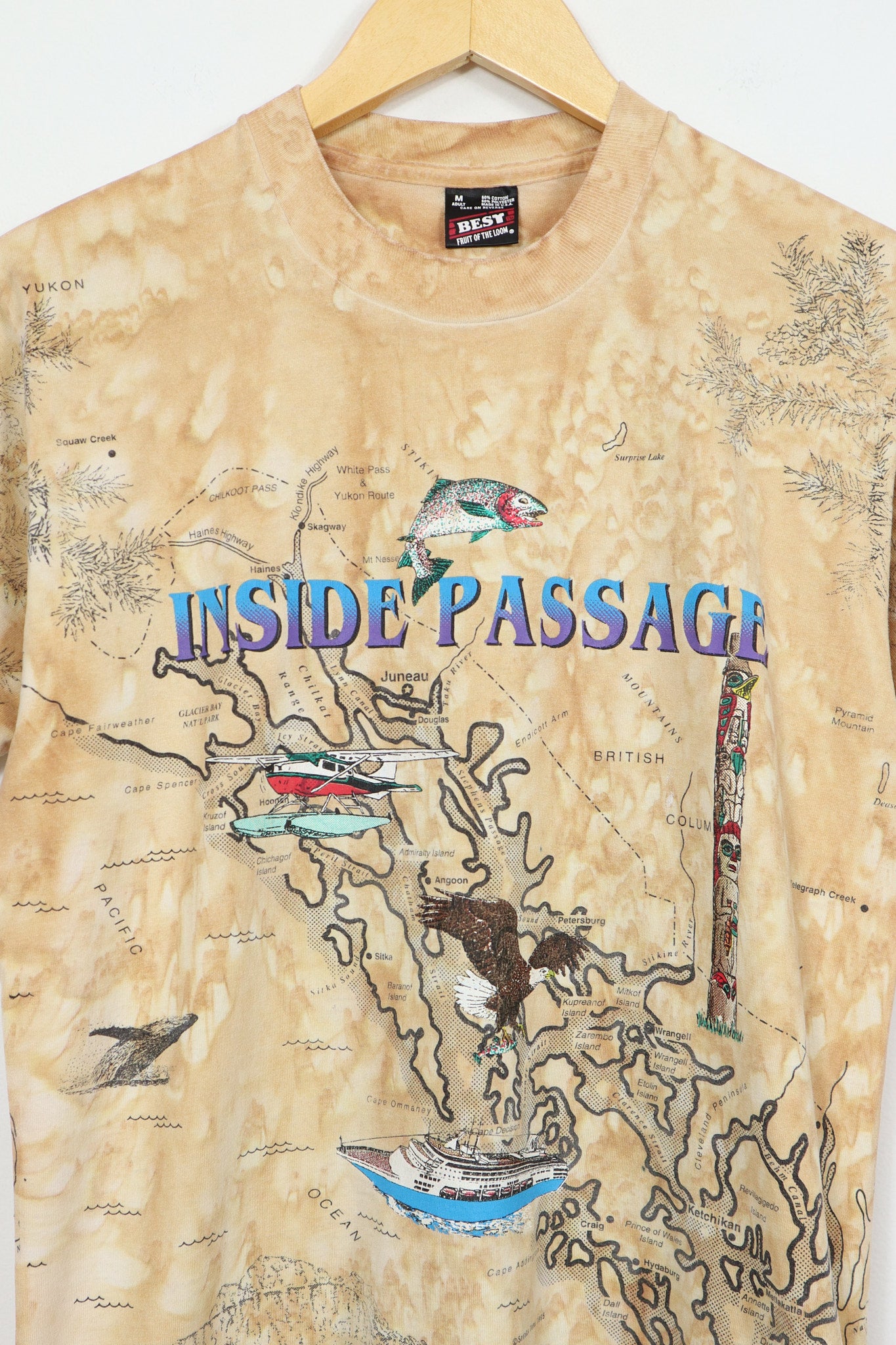 Vintage Alaska Inside Pasage Tie Dye Tee