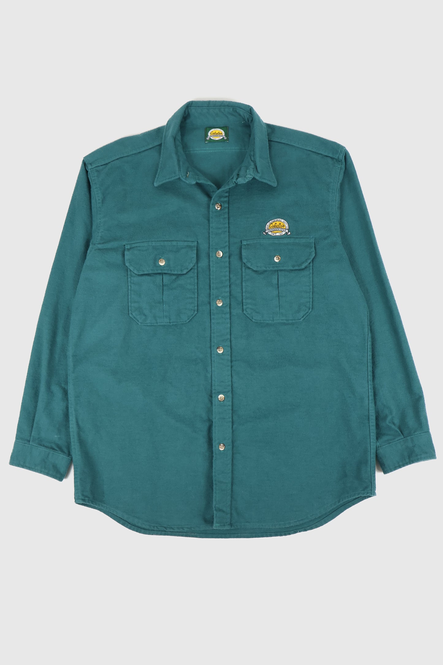 Vintage Cabela's Heavyweight Flannel Button-Down Shirt Image 0