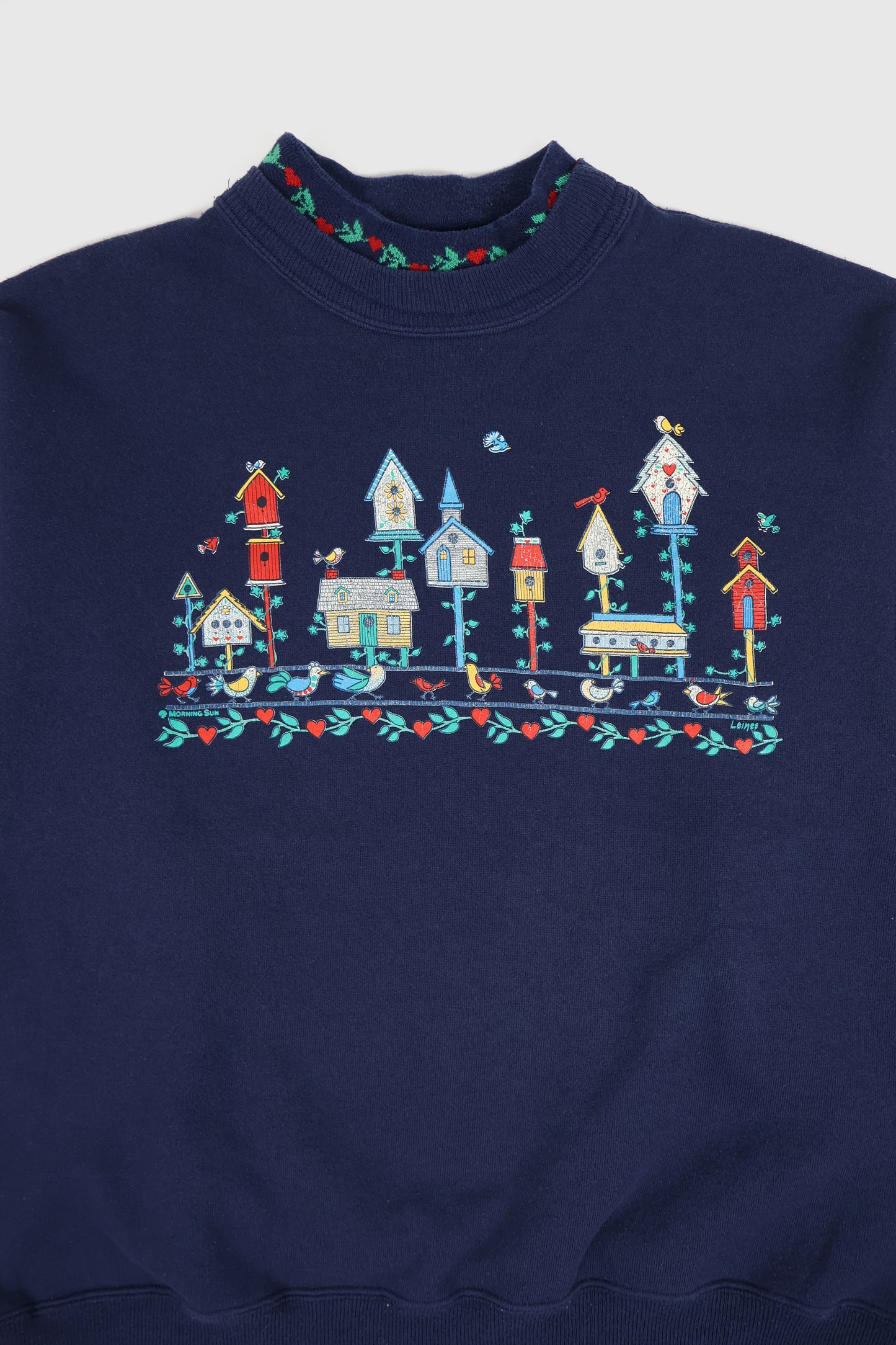 Vintage Birdhouse Crewneck Image 1
