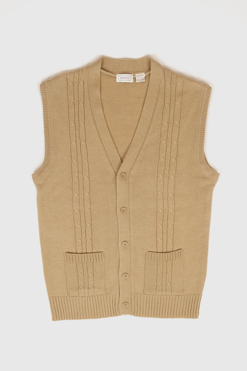 Vintage Cardigan Sweater Vest 02