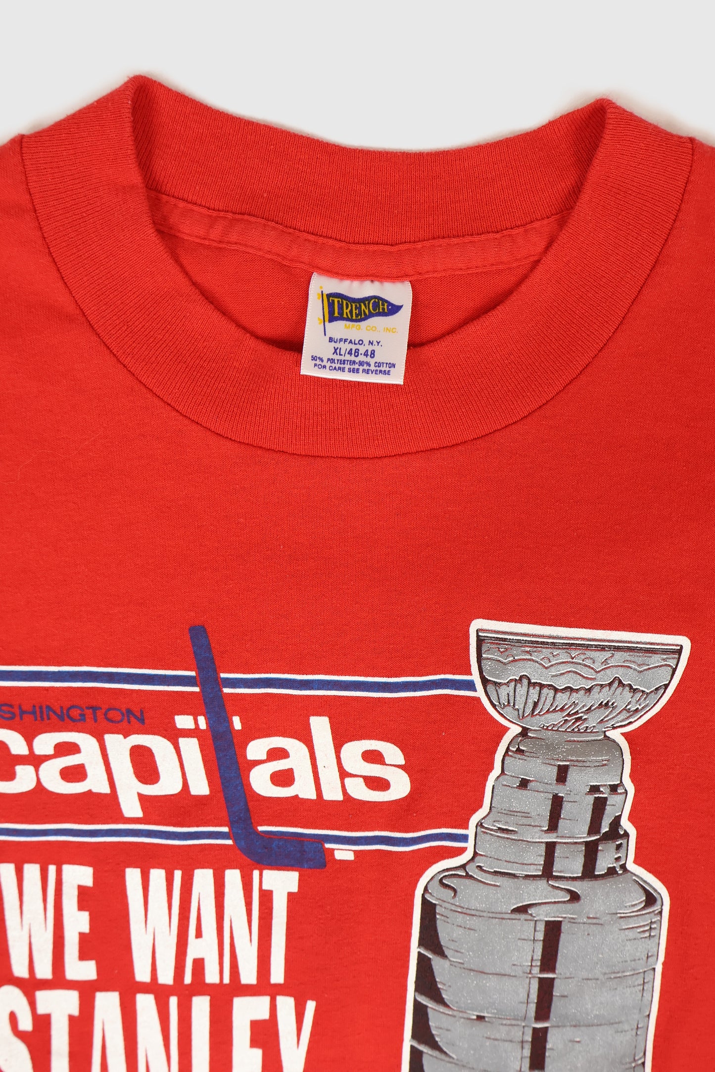 Vintage Washington Capitals We Want Stanley Tee Image 2