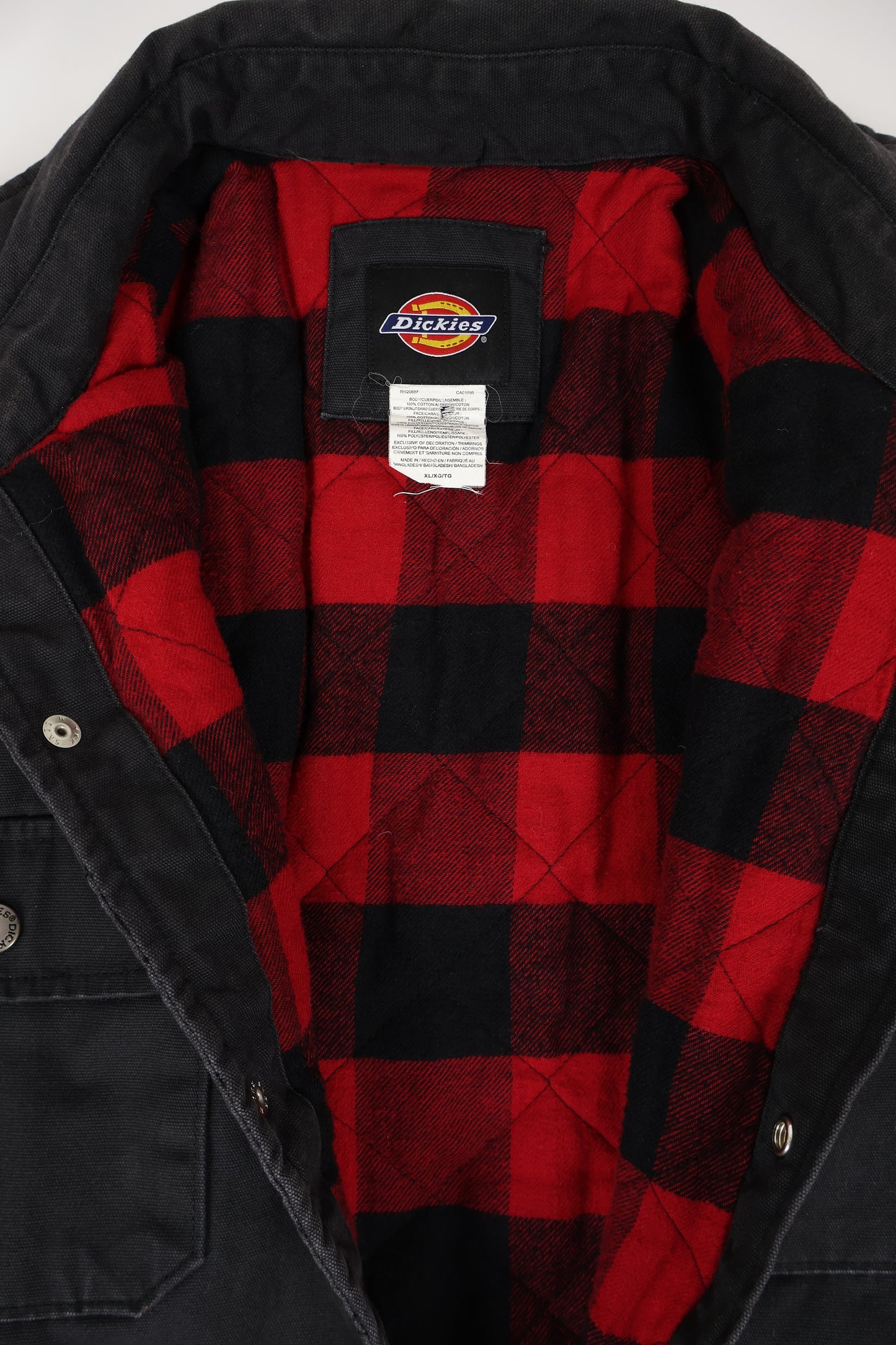 Vintage Dickies Snap Button Insualted Jacket Image 2