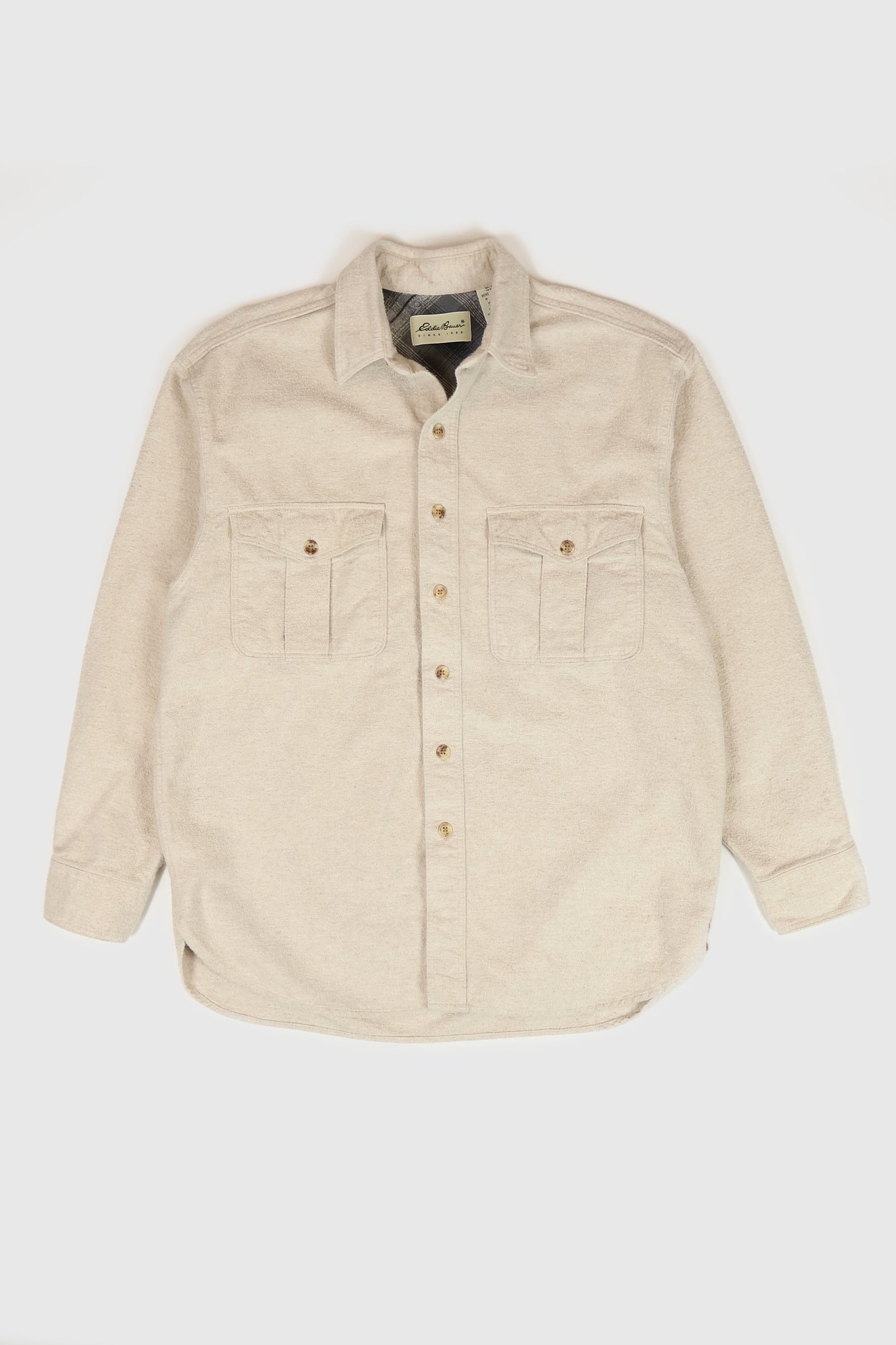 Vintage Eddie Bauer Flannel Button-Down Shirt Image 0