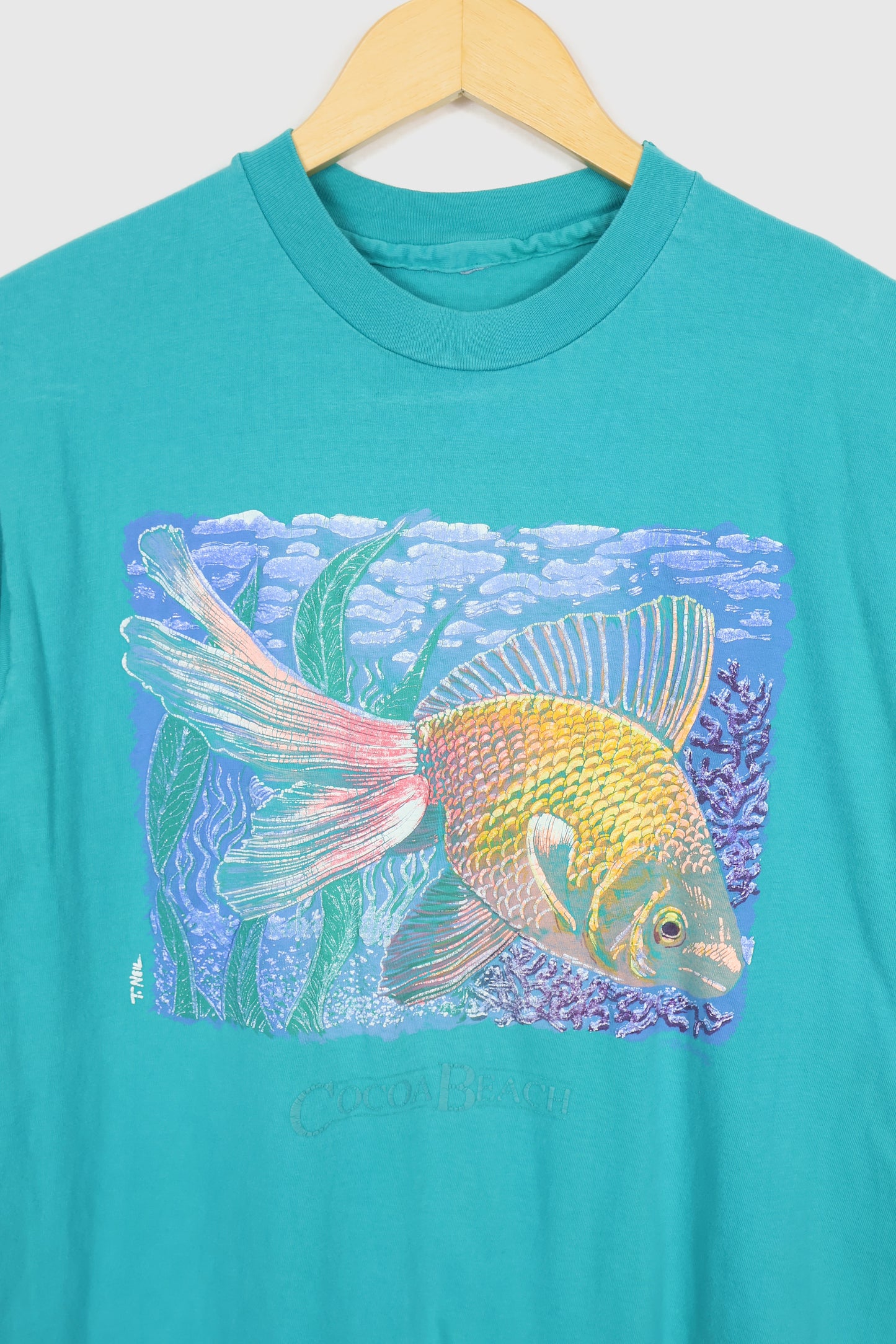 Vintage Cocoa Beach Fish Tee