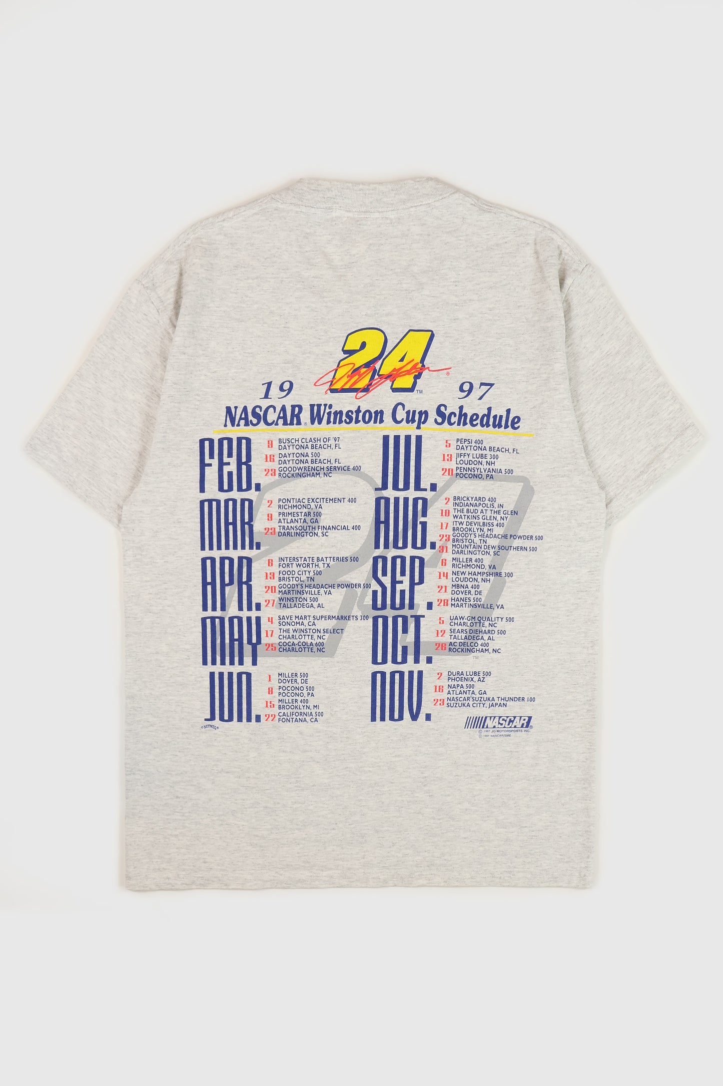 Vintage Jeff Gordon 1997 NASCAR Tee Image 1