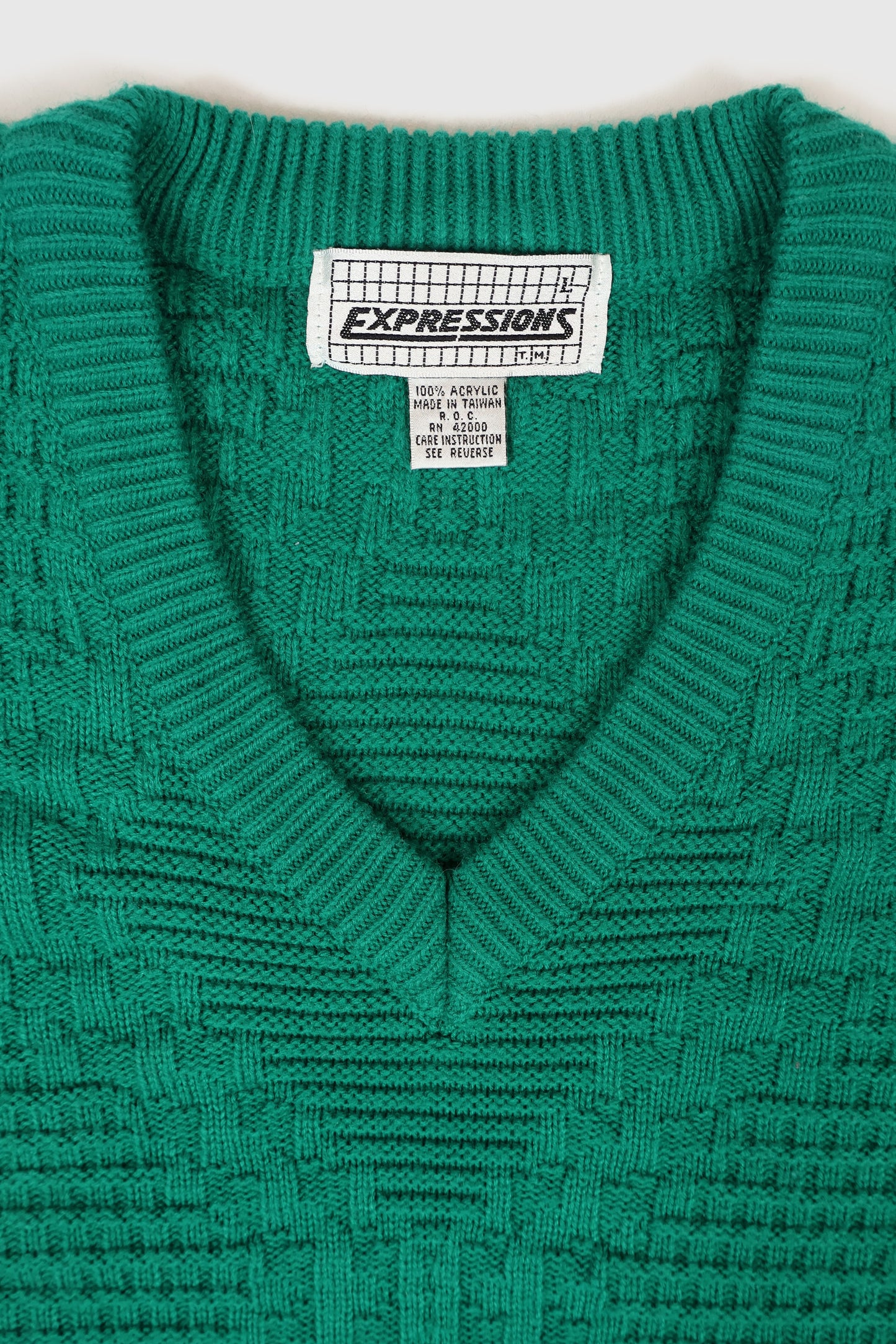 Vintage Green Sweater Image 2