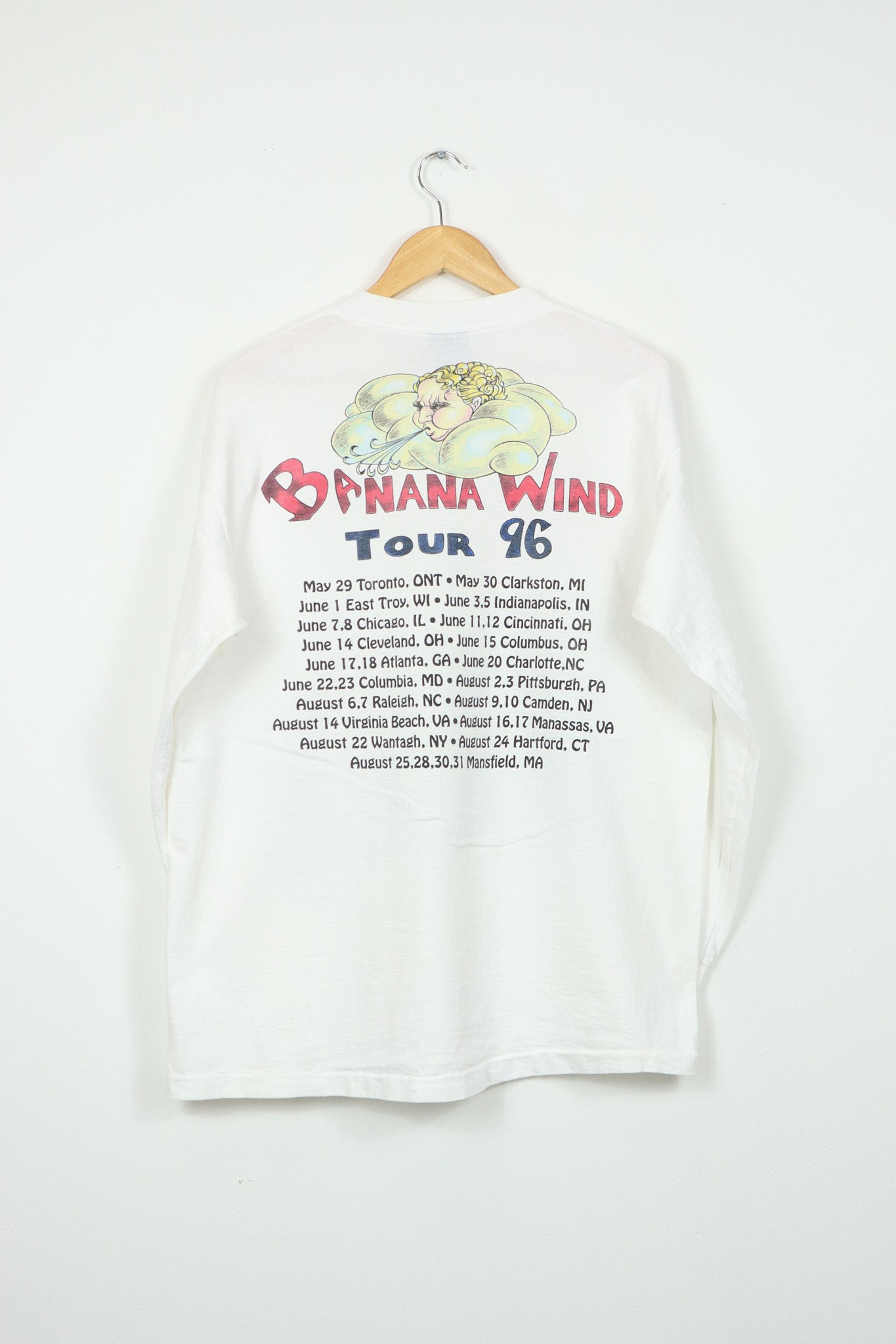 Vintage Jimmy Buffett Banana Wind Tour '96 Tee