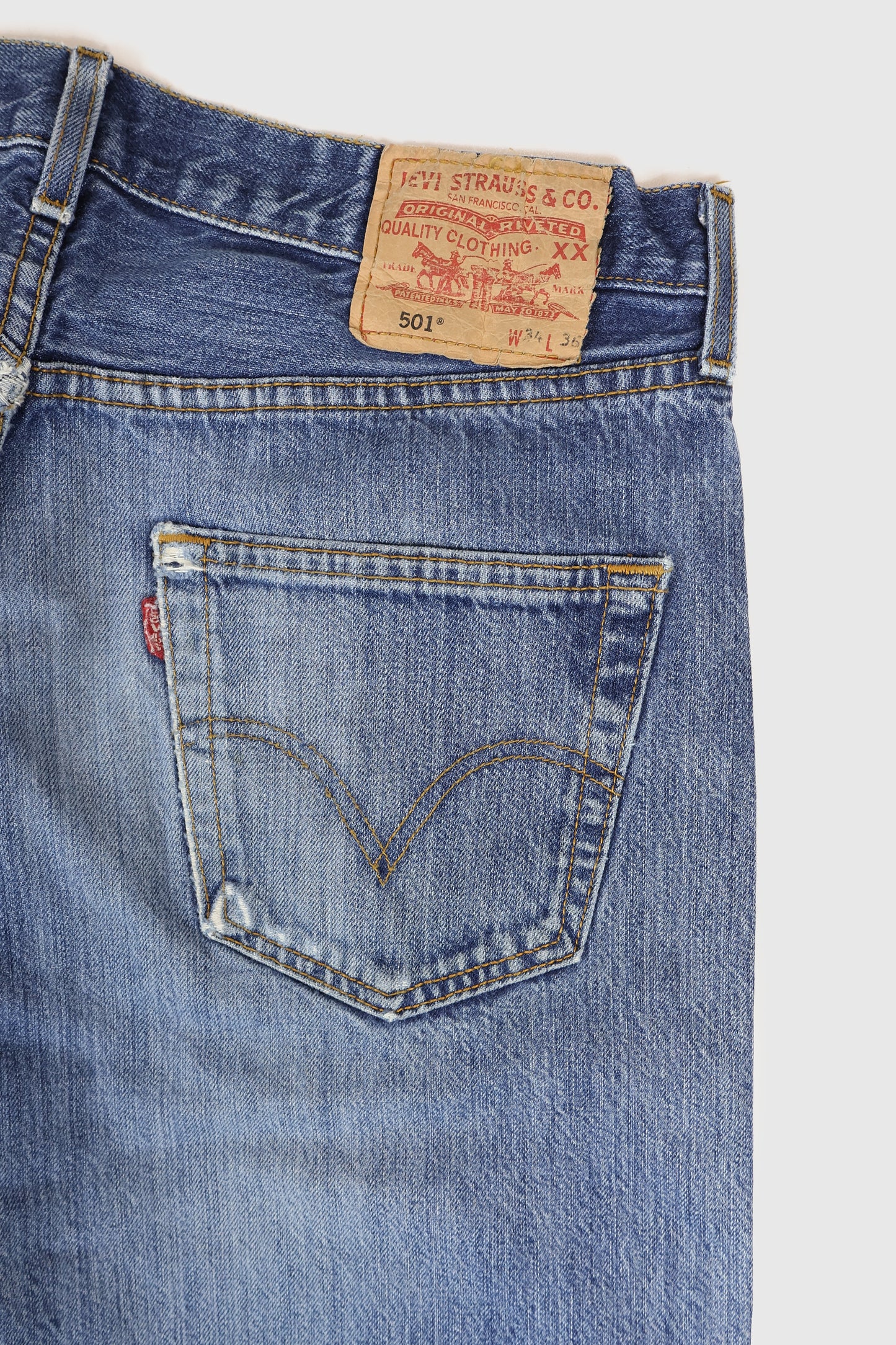 Vintage Levi's 501 Straight Fit Jeans Image 4
