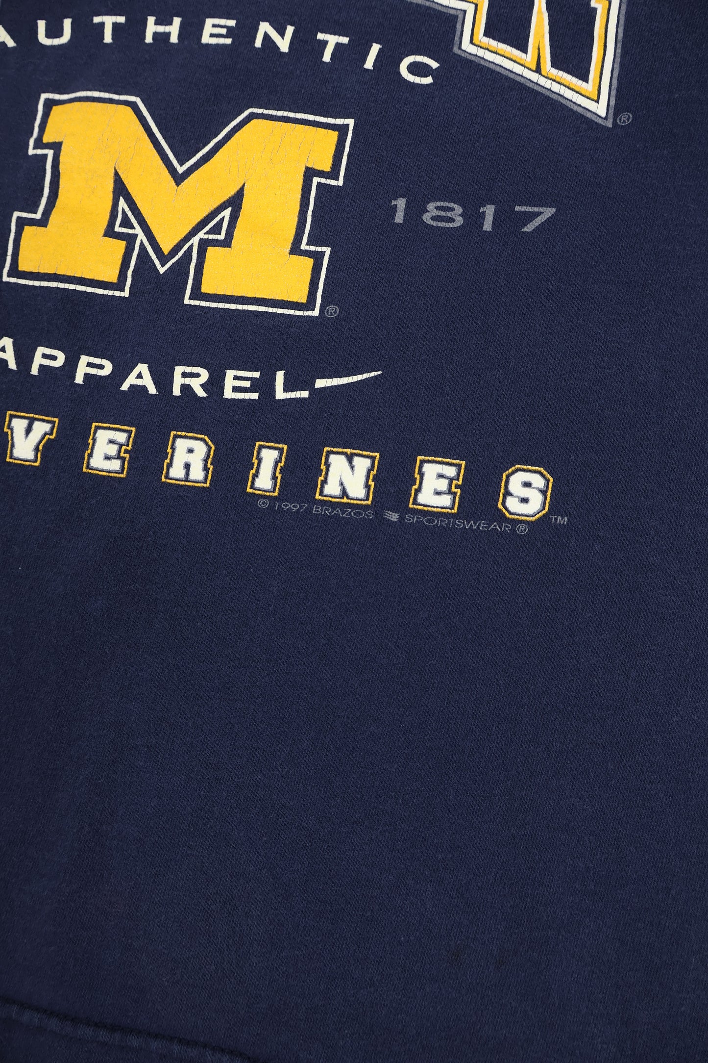 Vintage Michigan Wolverines Tee Image 3