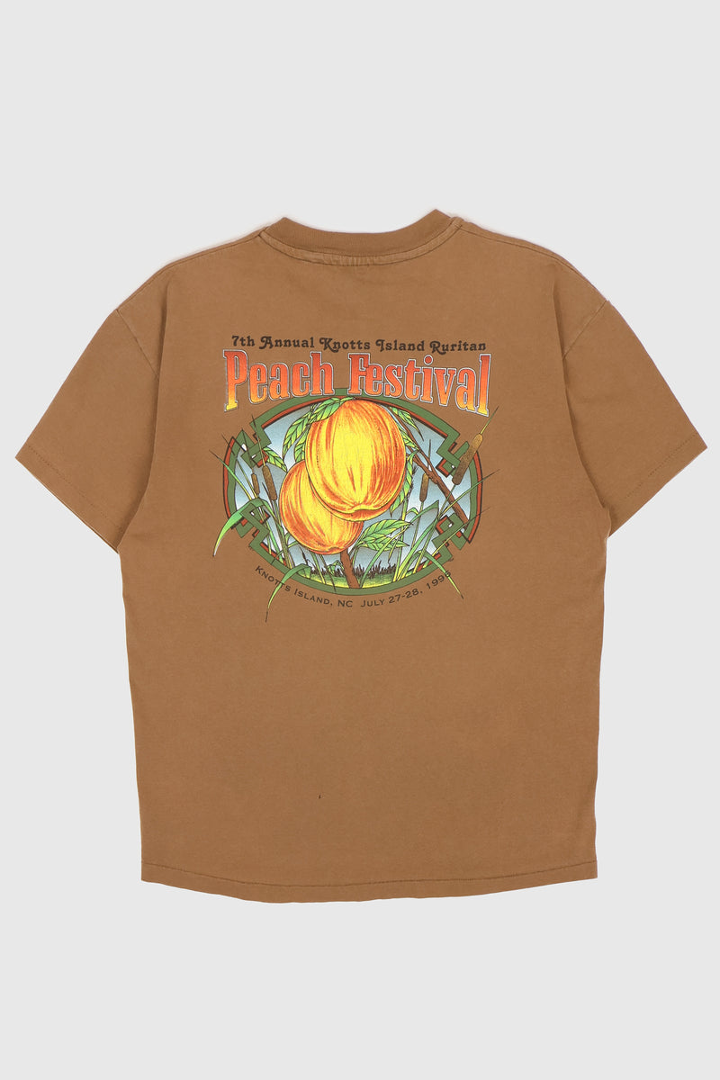 Vintage Knotts Island 1996 Peach Festival Tee