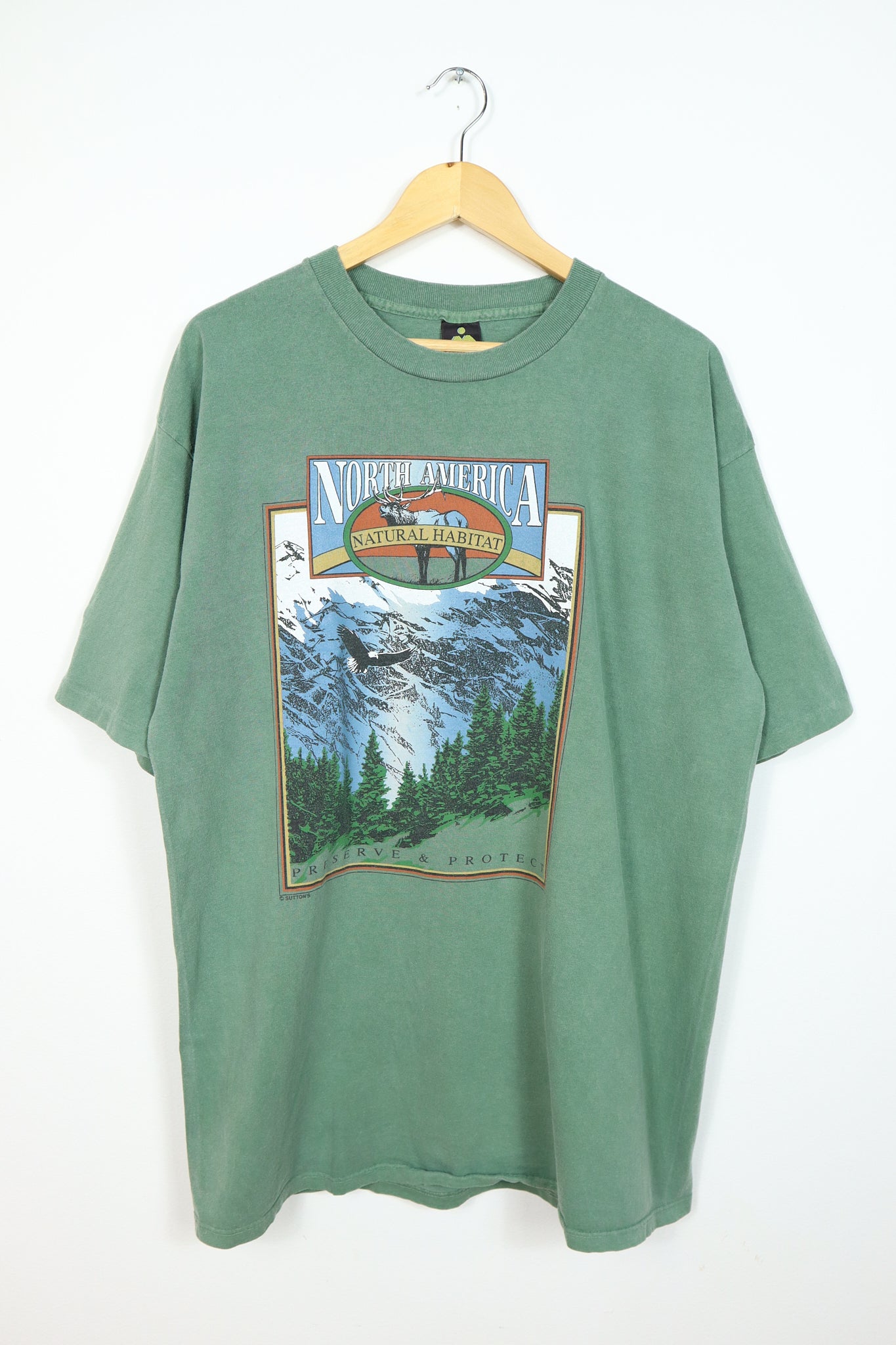 Vintage Natural Habitat Preserve and Protect Tee